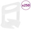 vidaXL Nivelleerklemmen voor tegels 250 st 3 mm