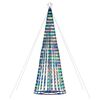 vidaXL LED-kerstboom 1028 LEDs kleurrijk 403 cm