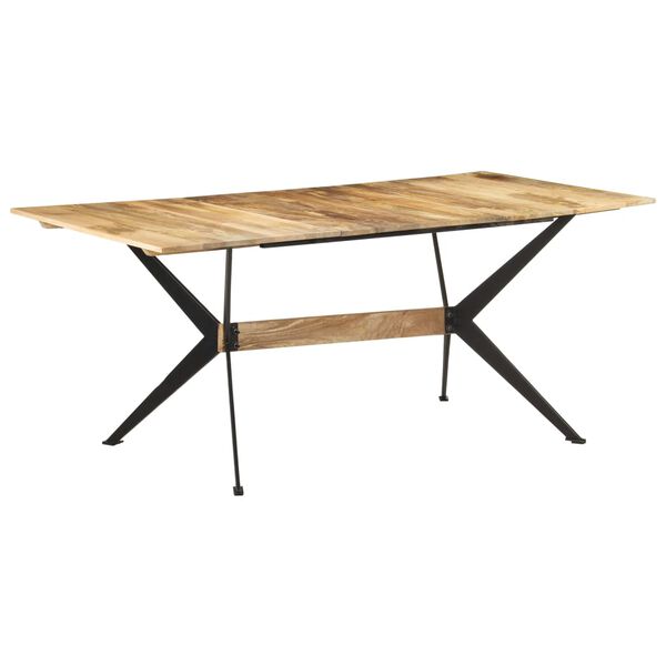 vidaXL Eettafel 180x90x76 cm massief mangohout