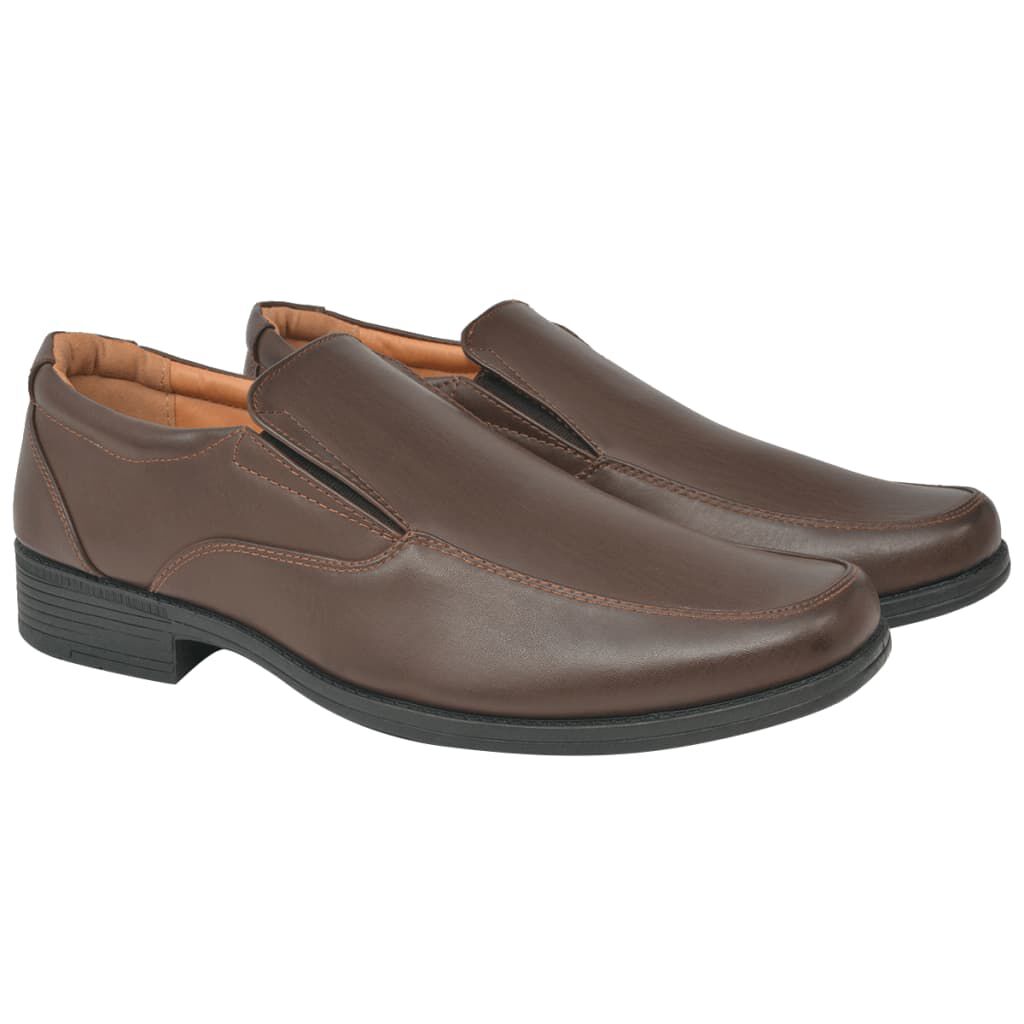 vidaXL Heren loafers bruin maat 44 PU leer kopen? | vidaXL.nl