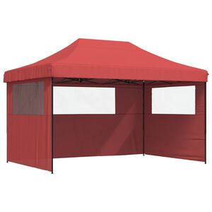 vidaXL Partytent 292 x 440 x 315 cm Bordeauxrood Oxford Stof