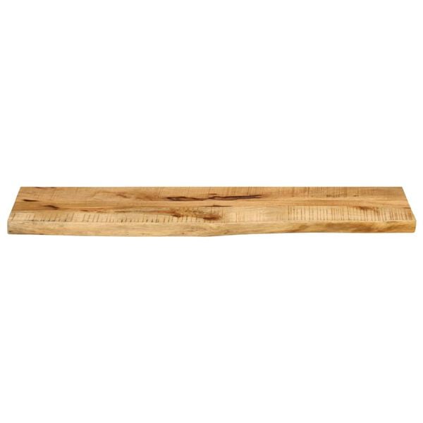 vidaXL Tafelblad met natuurlijke rand 100x30x2,5 cm massief mangohout