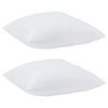 vidaXL Dekbed met Kussens 3 pcs Wit Microfiber en Dons Feather