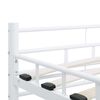 vidaXL Bedframe metaal wit 140x200 cm