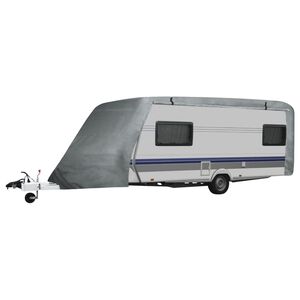 vidaXL Caravanhoes S grijs