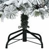 vidaXL Kunstmatige Inklapbare Kerstboom Wit 150 cm PE en PVC