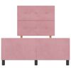 vidaXL Boxspringbed met hoofdeinde Roze 120 x 190 cm Fluweel