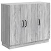 vidaXL Dressoir Grijs sonoma 89 x 34,5 x 77 cm Bewerkt hout