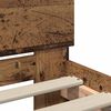 vidaXL Bedframe met hoofdeinde Oud Hout 75 x 190 cm Bewerkt hout