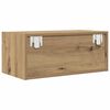 vidaXL TV-meubel 60x31x25,5 cm bewerkt hout artisanaal eikenkleur