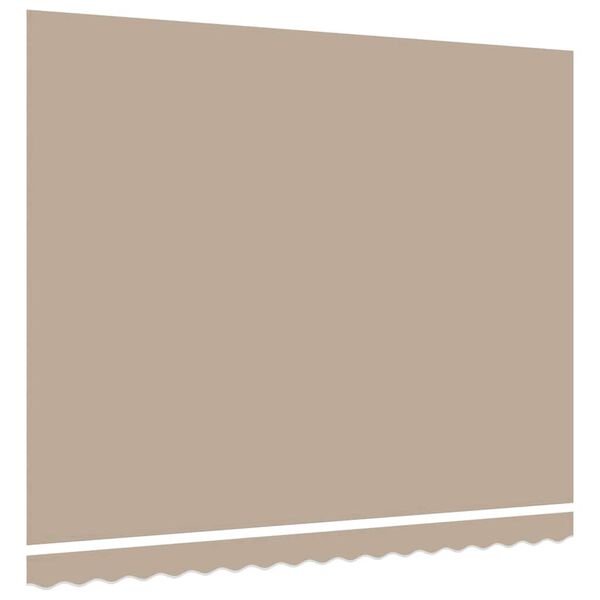 vidaXL Vervangingsdoek voor zonnescherm Beige 380 x 295 cm Polyester