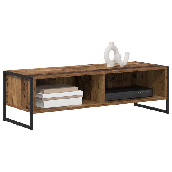 vidaXL TV-kast Oud Hout 100 x 36.5 x 30.5 cm Bewerkt hout