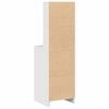 vidaXL Hoge kast met lade Wit 40 x 40,5 x 135 cm Bewerkt hout