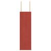 vidaXL Papieren zakken 250 st met hengsels 21x11x36 cm rood