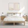 vidaXL Nachtkastjes 2 st 40x35x50cm bewerkt hout artisanaal eikenkleur