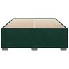 vidaXL Bedframe zonder matras 160x200 cm fluweel donkergroen