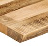 vidaXL Tafelblad met natuurlijke rand 120x60x2,5 cm massief mangohout