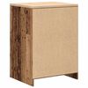 vidaXL Garagekast 60x51x85 cm massief grenenhout oud hout