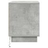 vidaXL Nachtkastje 2 pcs Beton Grijs 44 x 34,5 x 45 cm Bewerkt hout