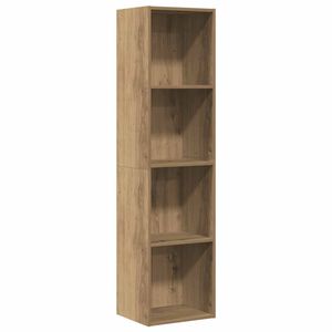 vidaXL Boekenkast/tv-meubel 36x30x143cm bewerkt hout artisanaal eiken