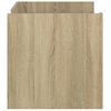 vidaXL Salontafel 100x50x50 cm bewerkt hout sonoma eikenkleurig
