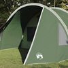 vidaXL Tunneltent met dak met opslag Groen en Wit 778 x 356 x 210 cm