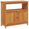 vidaXL Tuinwandtafel 80x35x75 cm massief acaciahout