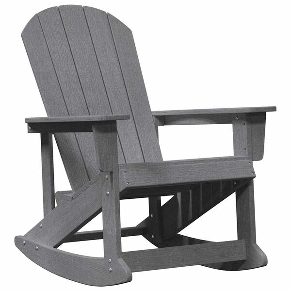 vidaXL Adirondack Schommeltjes 2 pcs Lichtgrijs HDPE