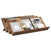 vidaXL Tijdschrift Rek Oudhout 90 x 53 x 28,5 cm Bewerkt hout