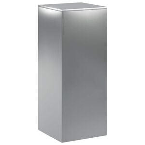 vidaXL Plantenstandaard zilver 40 x 40 x 100 cm Staal