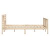 vidaXL Bedframe massief hout 120x200 cm