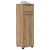 vidaXL Badkamer Kast Artisan Eiken 30,5 x 30 x 101 cm Bewerkt hout