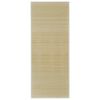 vidaXL Tapijt rechthoekig 120x180 cm bamboe naturel