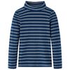 Kindershirt met lange mouwen 92 marineblauw