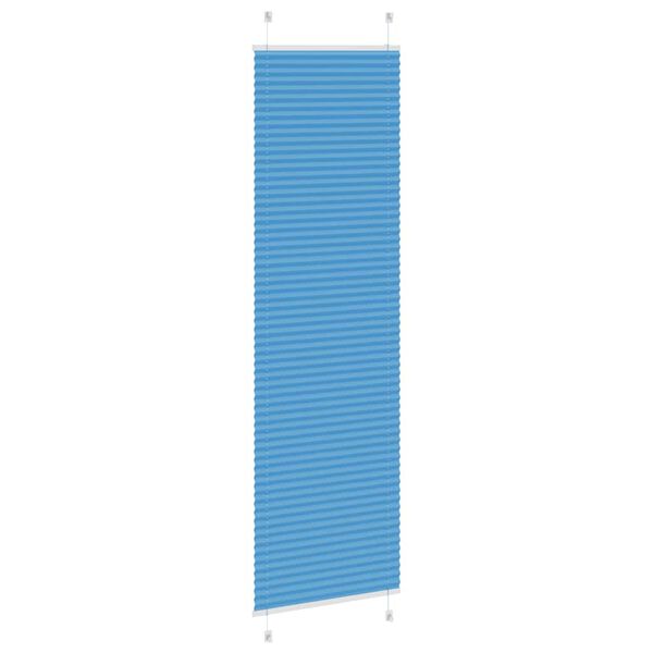 vidaXL Pliss&eacute; rolgordijn 55x200 cm stofbreedte 54,4 cm polyester blauw