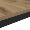 vidaXL Salontafel Ambachtelijk eiken 60 x 30 x 36 cm Bewerkt hout