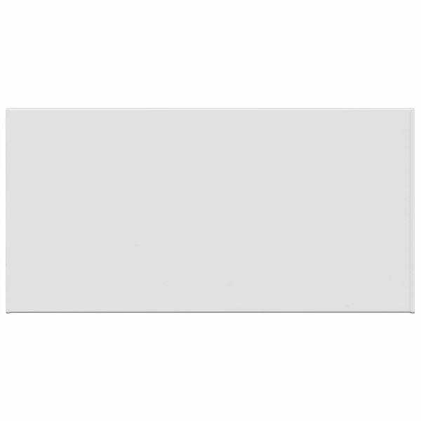 vidaXL Raamsokkel Wit 100 x 45 x 4,5 cm PVC