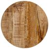 vidaXL Salontafel 35x35x45 cm massief mangohout en ijzer