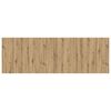 vidaXL Hoofdbord Met Kast met lade 3 pcs Artisan Eiken Bewerkt hout