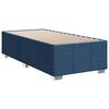 vidaXL Bedframe zonder matras 90x190 cm stof blauw