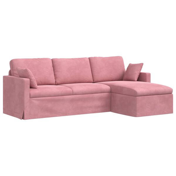vidaXL Bank Roze Totale afmetingen: 228 x 134 x 80 cm (B x D x H)