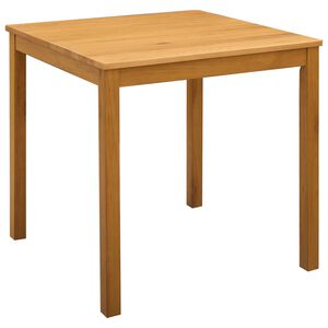 vidaXL Eettafel 75 x 75 x 75 cm Massief Eikenhout Naturel Vierkant