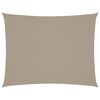 vidaXL Zonnescherm rechthoekig 3x4,5 m oxford stof taupe