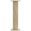 vidaXL Speakerstandaards 2 st 30x30x95 cm bewerkt hout sonoma eiken