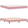 vidaXL Boxspringbed met matras Roze 180 x 220 cm Stof