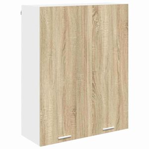 vidaXL Hangkast Sonoma Eiken 80 x 31 x 100 cm Bewerkt hout