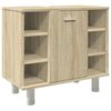 vidaXL Badkamerkast 60x32x53,5 cm spaanplaat sonoma eikenkleurig