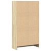 vidaXL Boekenkast 60x24x109 cm bewerkt hout sonoma eikenkleurig