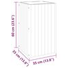 vidaXL Plantenbak 35x35x60 cm massief acaciahout