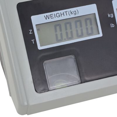 vidaXL Weegschaal digitaal met oplaadbare batterij 30 kg